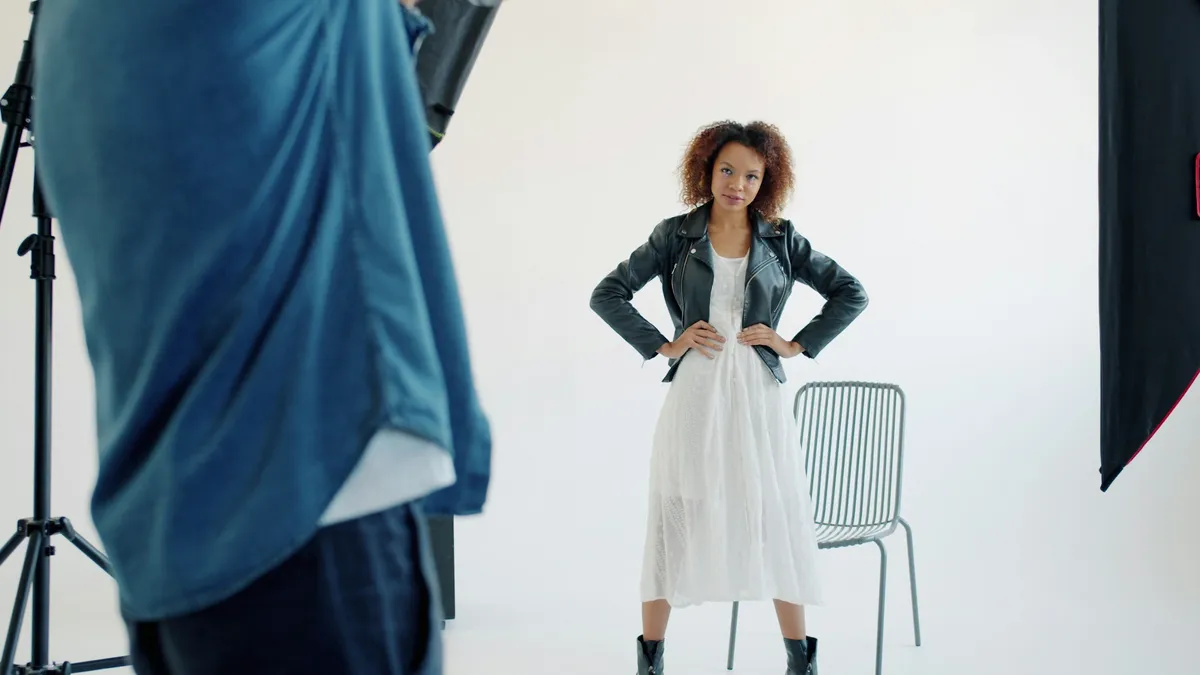 Ayo during a studio editorial in Gowanus