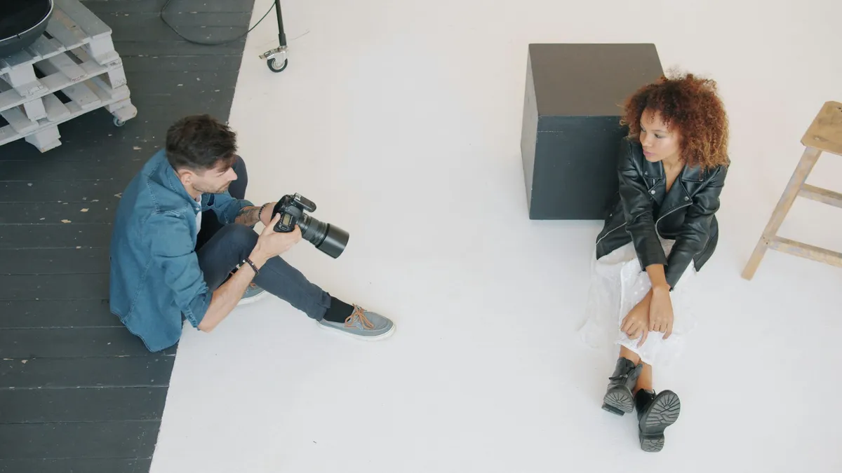 Ayo during a studio editorial in Gowanus