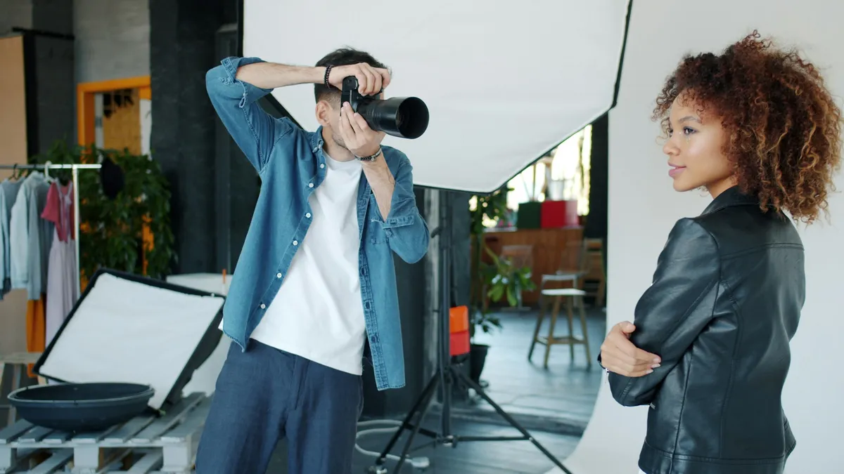 Ayo during a studio editorial in Gowanus