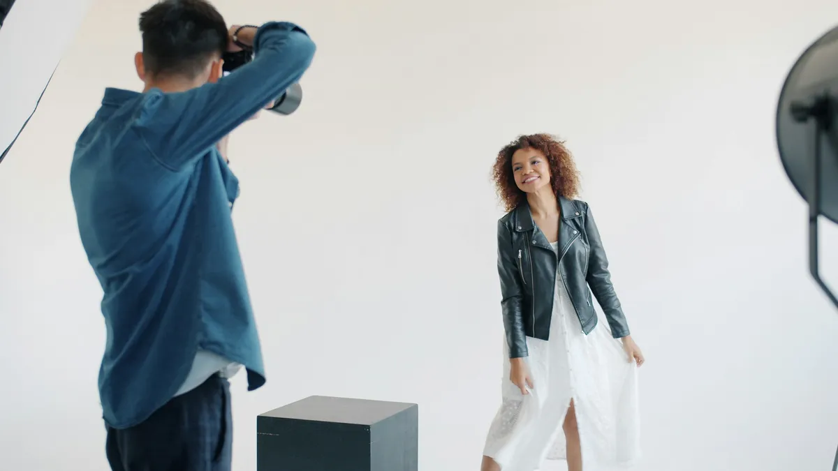 Ayo during a studio editorial in Gowanus