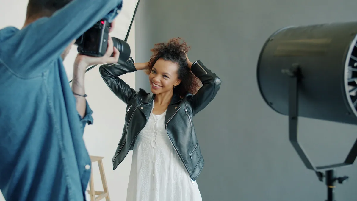 Ayo during a studio editorial in Gowanus