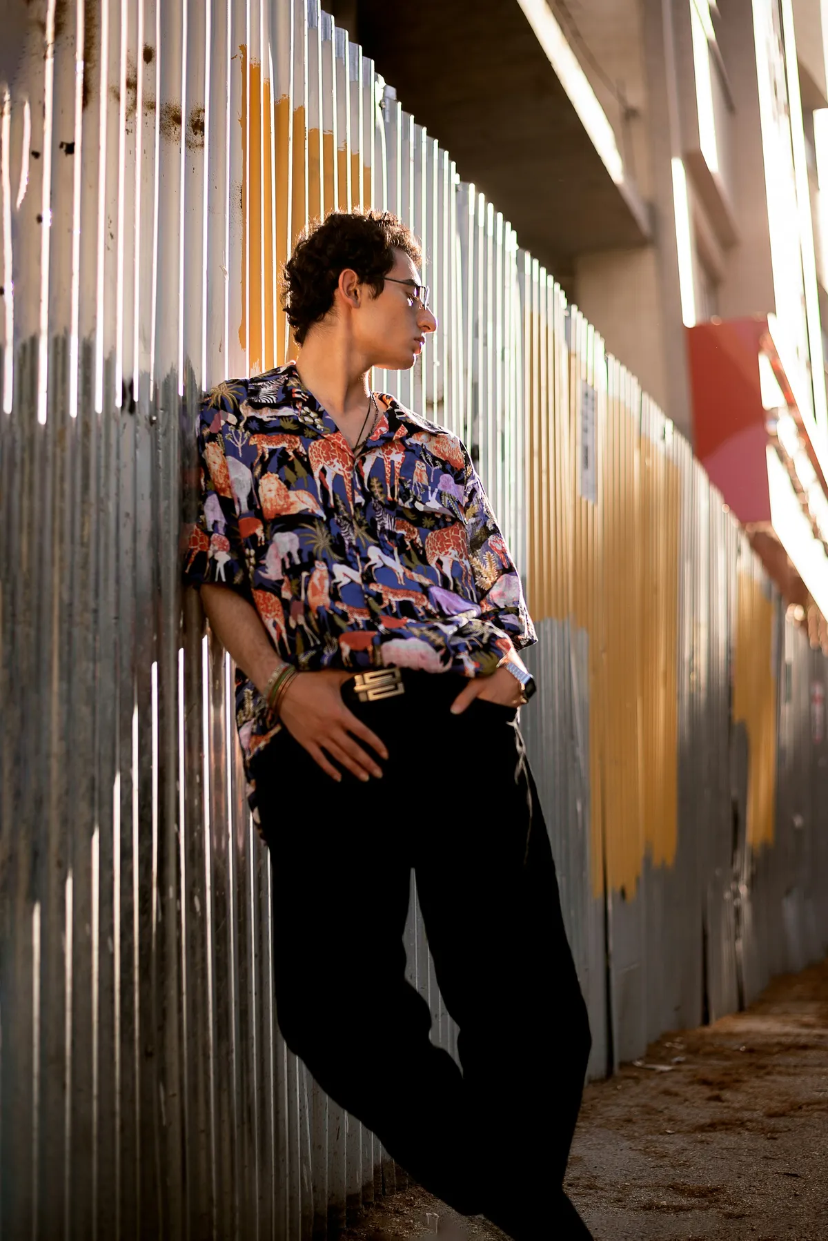 Omar photographed at the bus yard in Red Hook